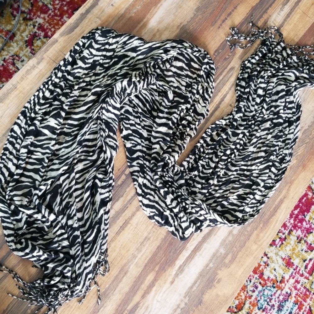 Zebra Print Scarf